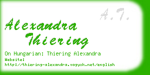 alexandra thiering business card